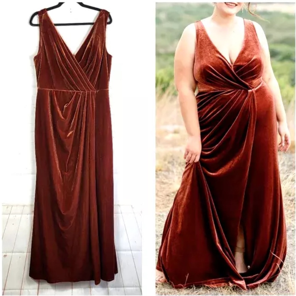 Revelry Rust Maxi Dress